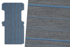 2tec2/Lonseal Pre-cut Van Flooring 2007+ Mercedes Sprinter - Mercedes Sprinter 144’’ / 2tec2 Stripes - Moonless Night