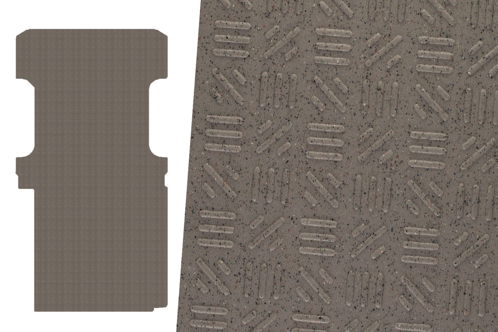 2tec2/Lonseal Pre-cut Van Flooring 2007+ Mercedes Sprinter - Mercedes Sprinter 144’’ / Lonseal Lonridge - Moondust