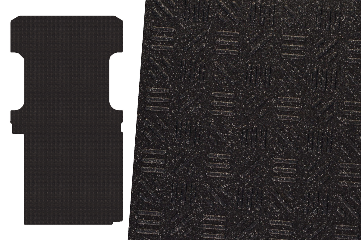 2tec2/Lonseal Pre-cut Van Flooring 2007+ Mercedes Sprinter - Mercedes Sprinter 144’’ / Lonseal Lonridge - Smokey Black