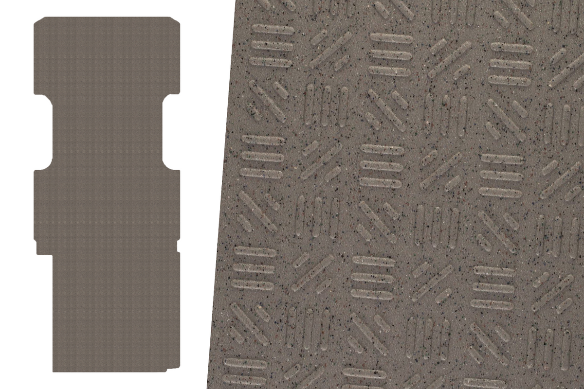 2tec2/Lonseal Pre-cut Van Flooring 2007+ Mercedes Sprinter - Mercedes Sprinter 170’’ / Lonseal Lonridge - Moondust