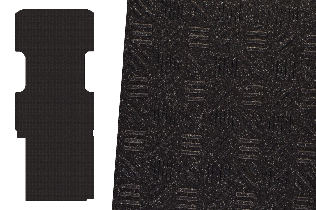2tec2/Lonseal Pre-cut Van Flooring 2007+ Mercedes Sprinter - Mercedes Sprinter 170’’ / Lonseal Lonridge - Smokey Black