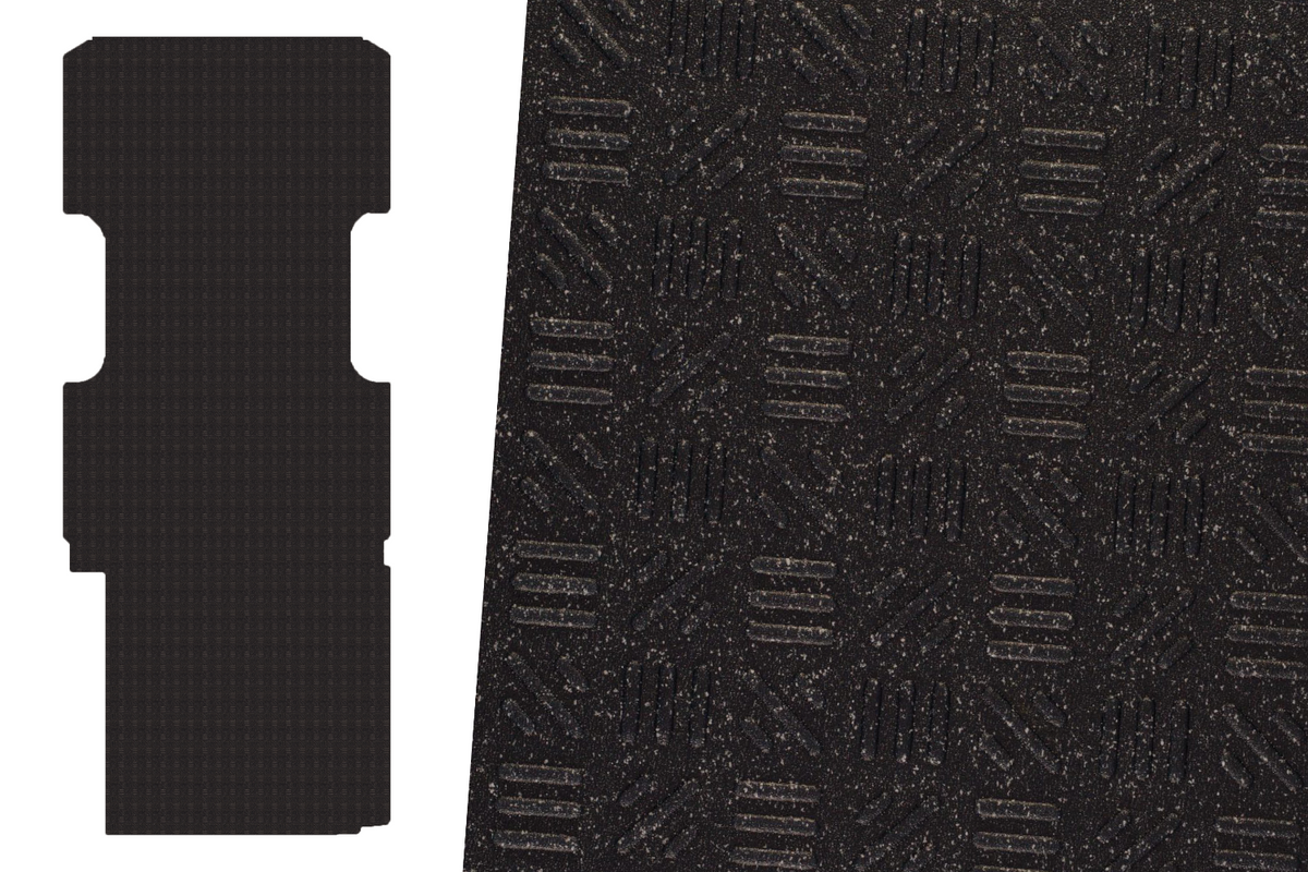 2tec2/Lonseal Pre-cut Van Flooring 2007+ Mercedes Sprinter - Mercedes Sprinter 170’’ / Lonseal Lonridge - Smokey Black