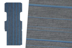 2tec2/Lonseal Pre-cut Van Flooring 2007+ Mercedes Sprinter - Mercedes Sprinter 170’’ / 2tec2 Stripes - Moonless Night
