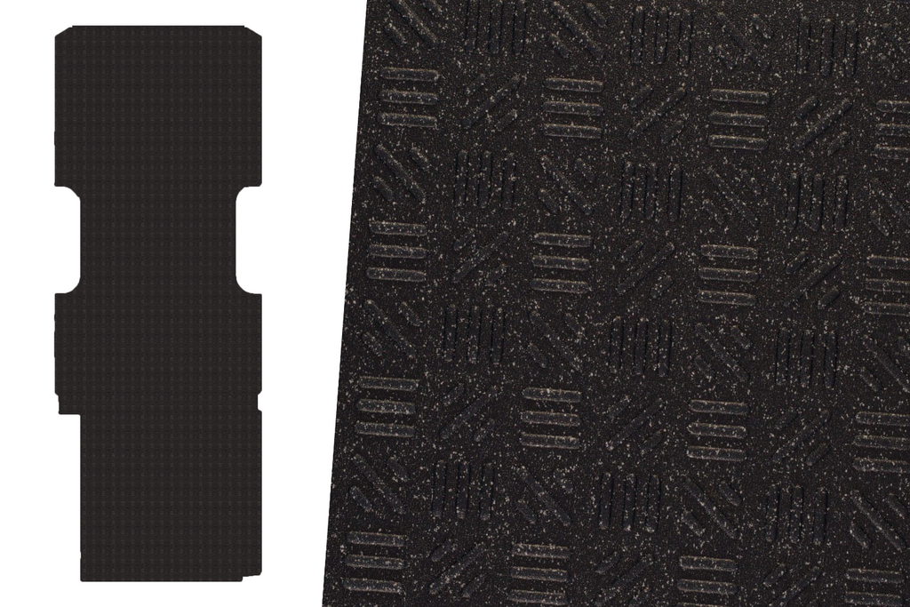 2tec2/Lonseal Pre-cut Van Flooring 2007+ Mercedes Sprinter - Mercedes Sprinter 170’’ EXT / Lonseal Lonridge - Smokey