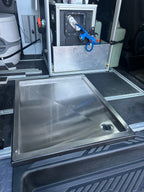 Tetravan In-Floor Shower Pan STAINLESS STEEL