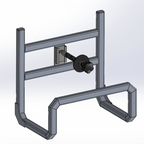 Spare Wheel Carrier for Rear Cargo Carrier  – XBULL