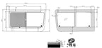 VWD 2007+ Mercedes Sprinter Driver Side Forward Slider Window (Rear Opening) (SL101-SER)