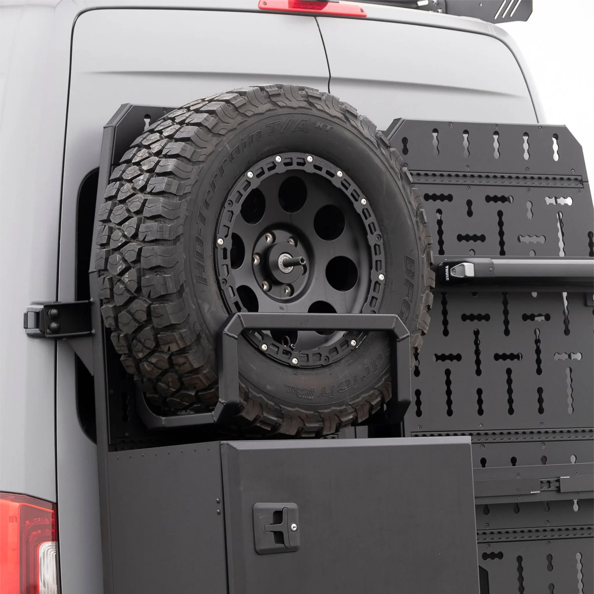 Spare Wheel Carrier for Rear Cargo Carrier  – XBULL